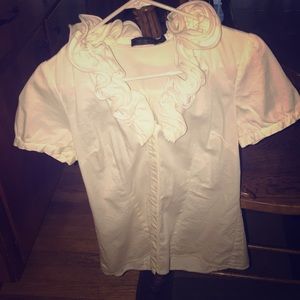 White Short Sleeve Dress Shirt